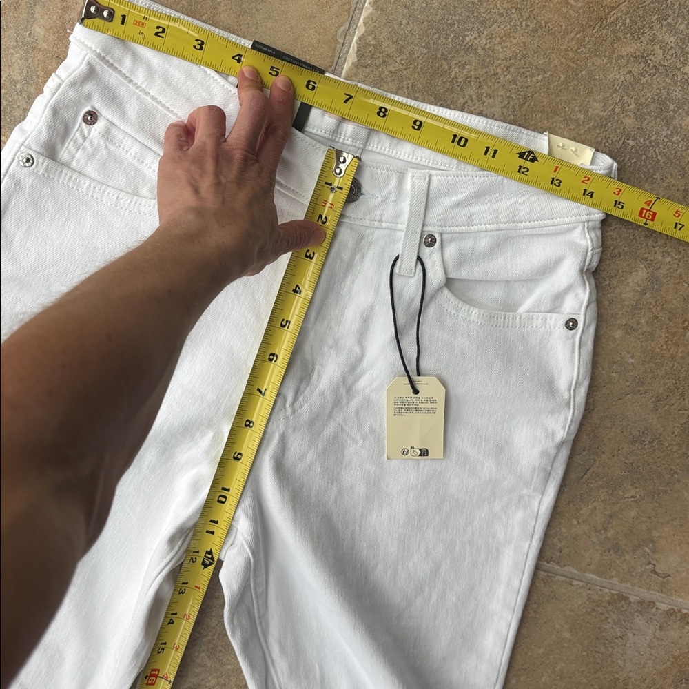 Levi's 721 high rise skinny white jeans pants size 30 x 30 $90 new - Picture 7 of 14